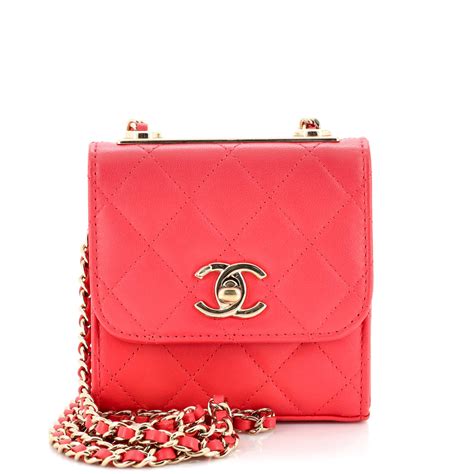 chanel trendy cc clutch with chain